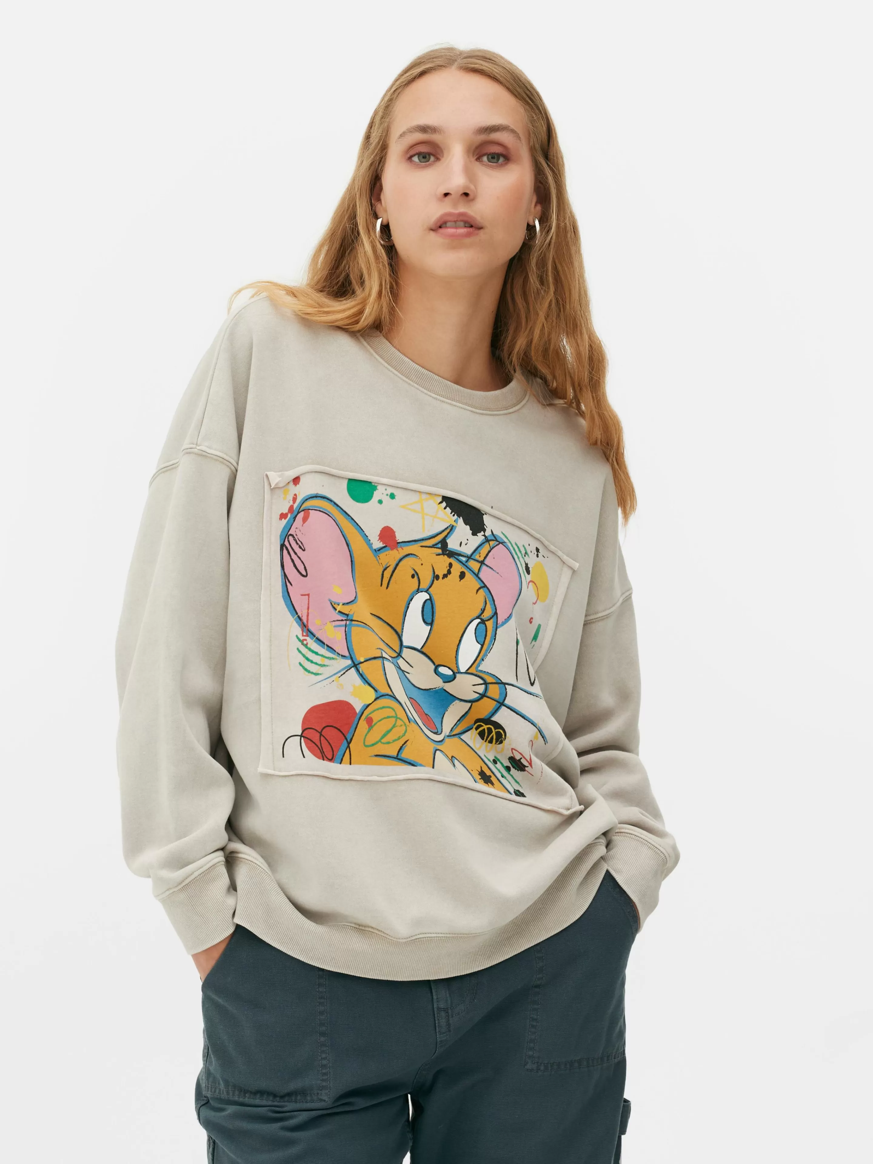 Mujer Primark Sudaderas Con Y Sin Capucha | Sudadera De Tom And Jerry Para Combinar