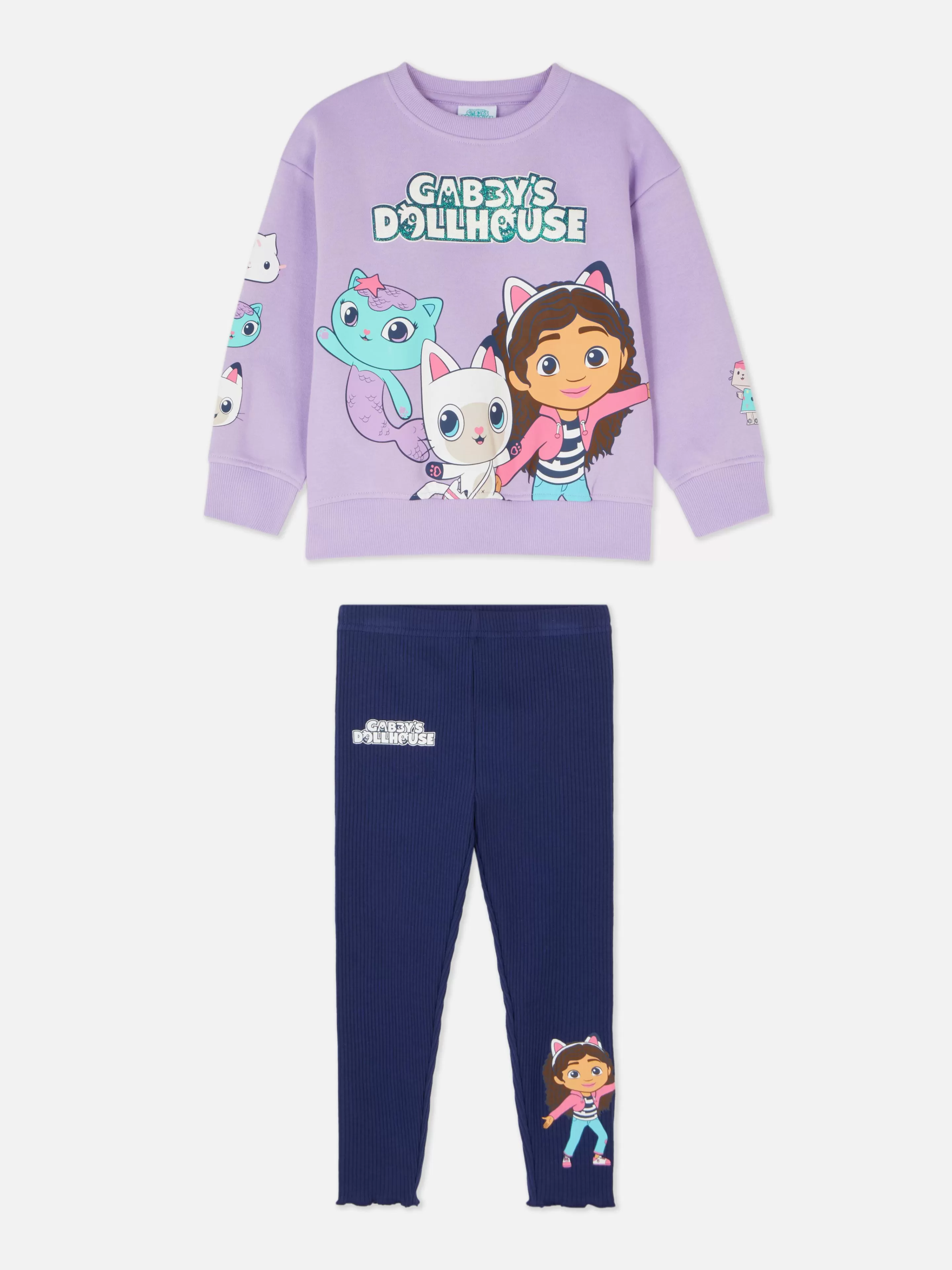 Niños Primark Conjuntos Y Sets | Sudadera Y Leggings De La Casa De Muñecas De Gabby