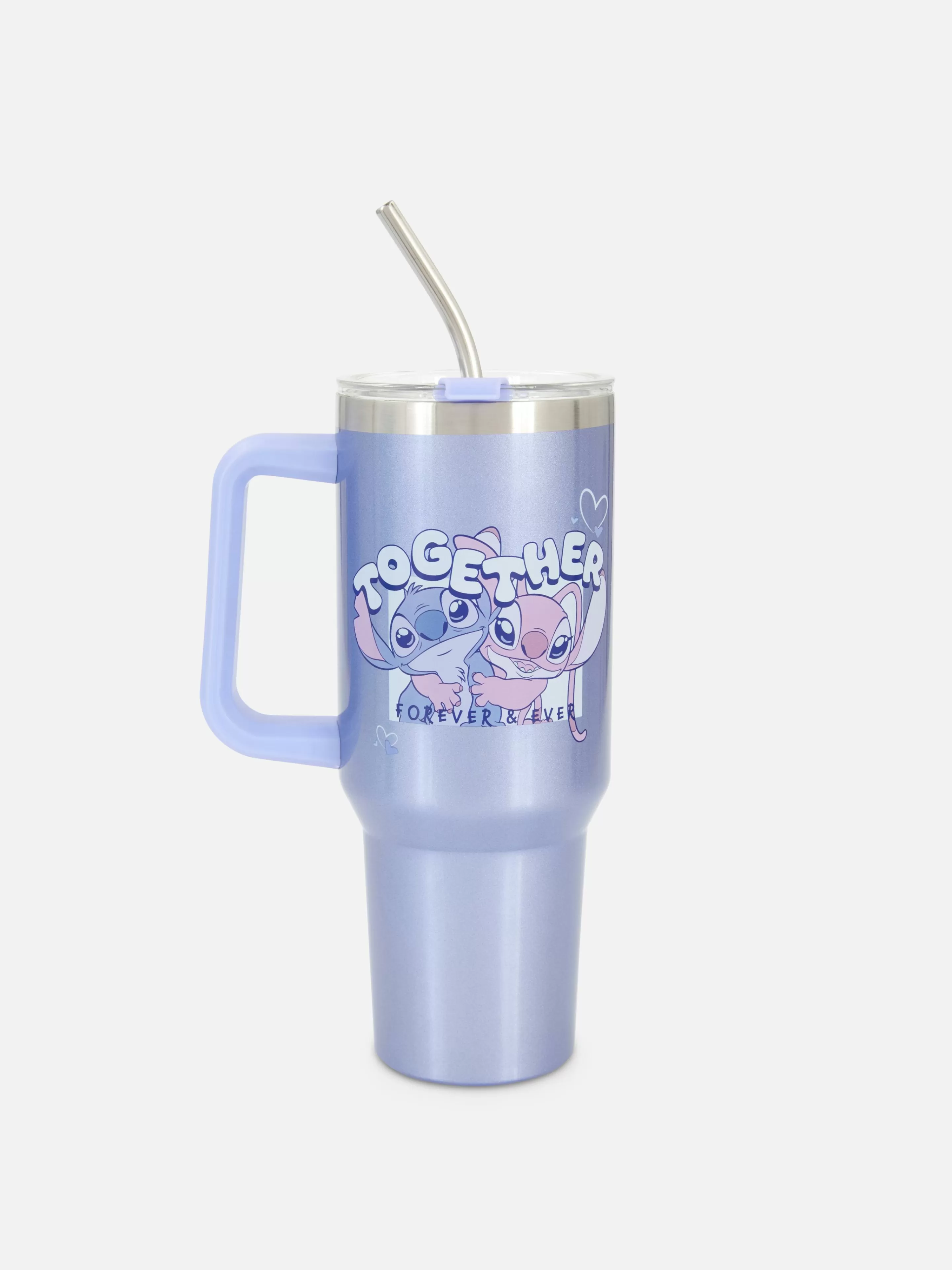 Primark Tazas Y Tazones | Taza De Viaje De Stitch Y Ángel De Disney