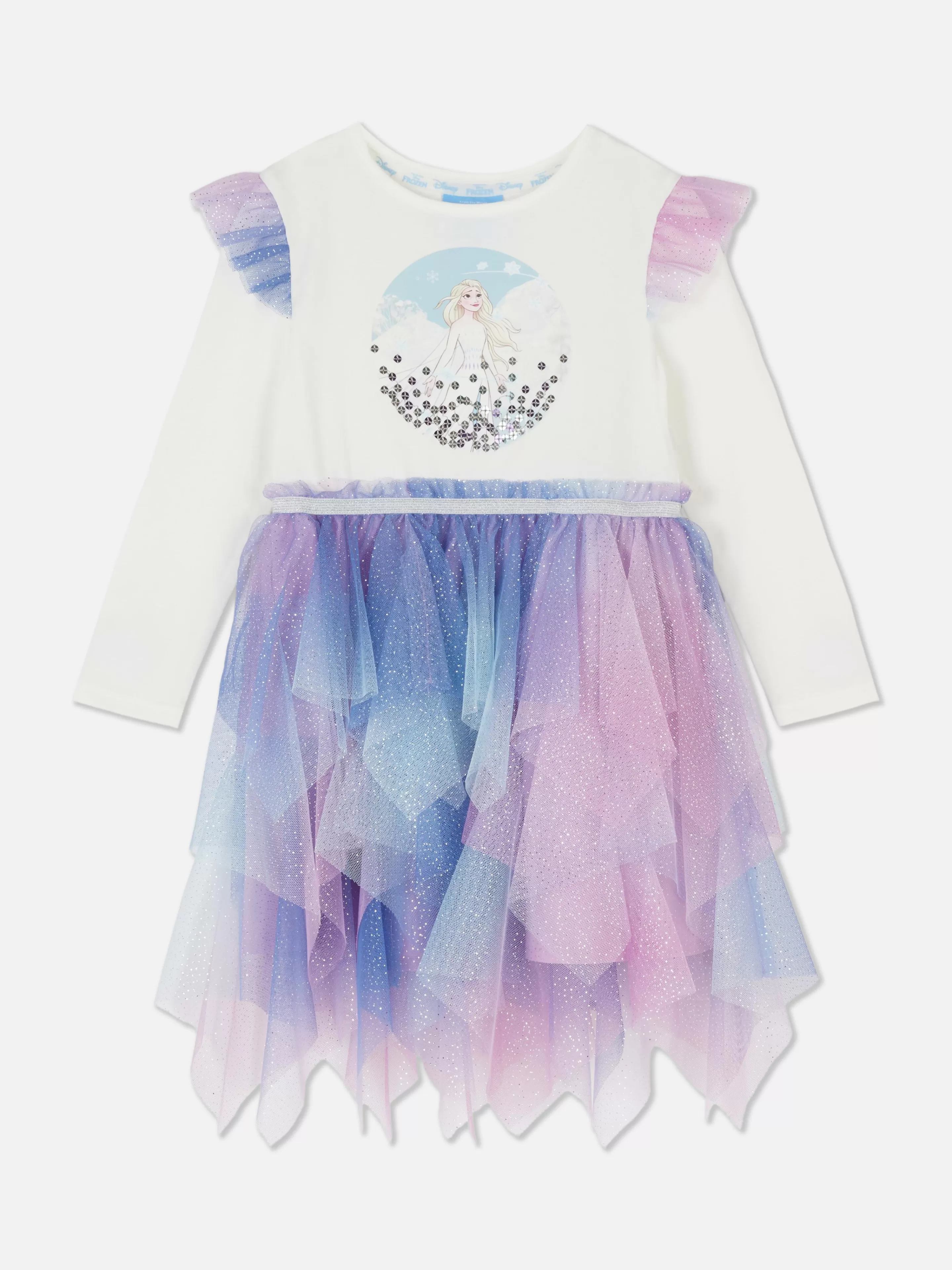 Niños Primark Vestidos | Vestido Con Falda De Tul De Frozen De Disney