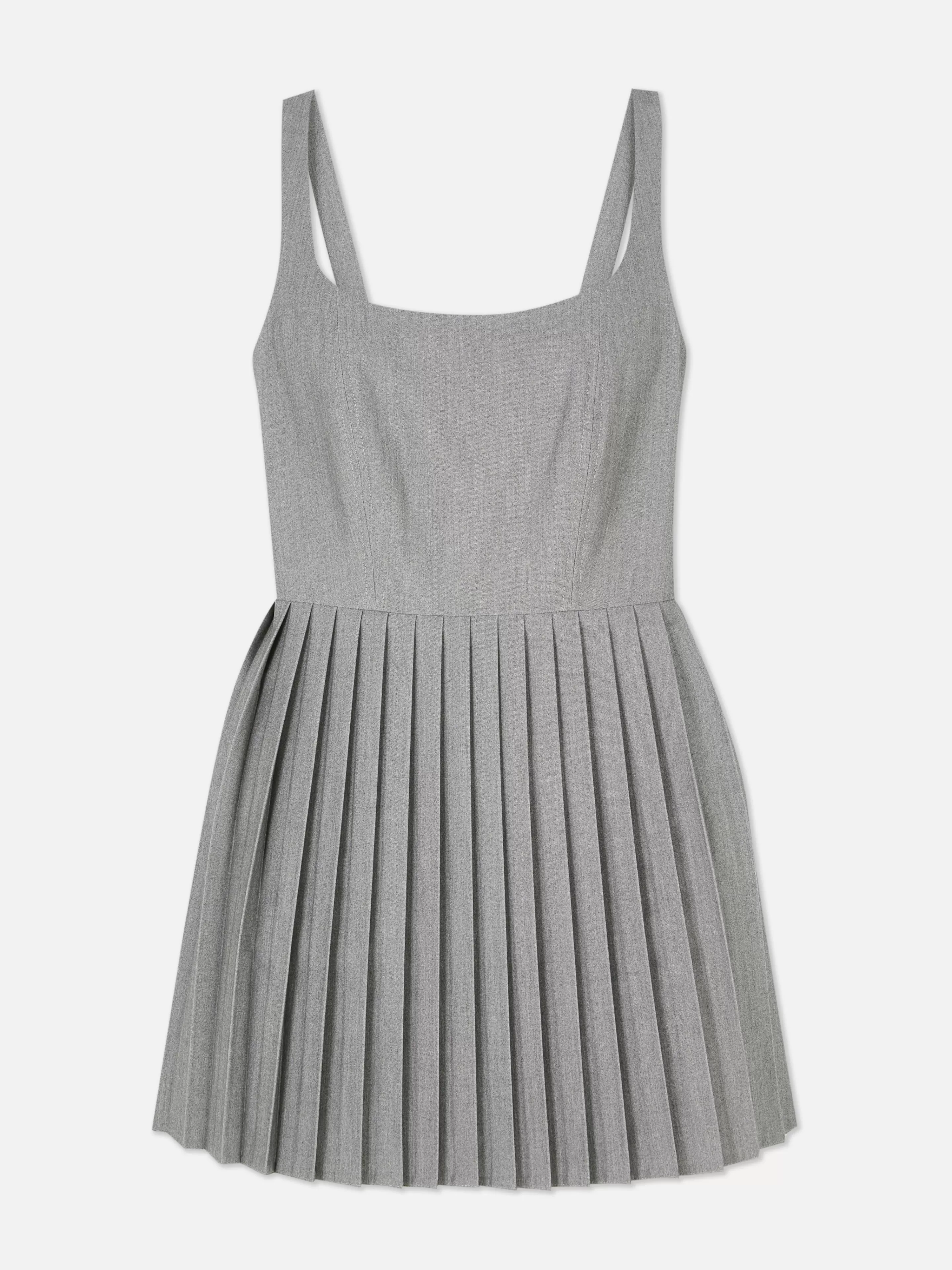 Mujer Primark Vestidos | Vestido Corto Evasé Plisado De Rita Ora