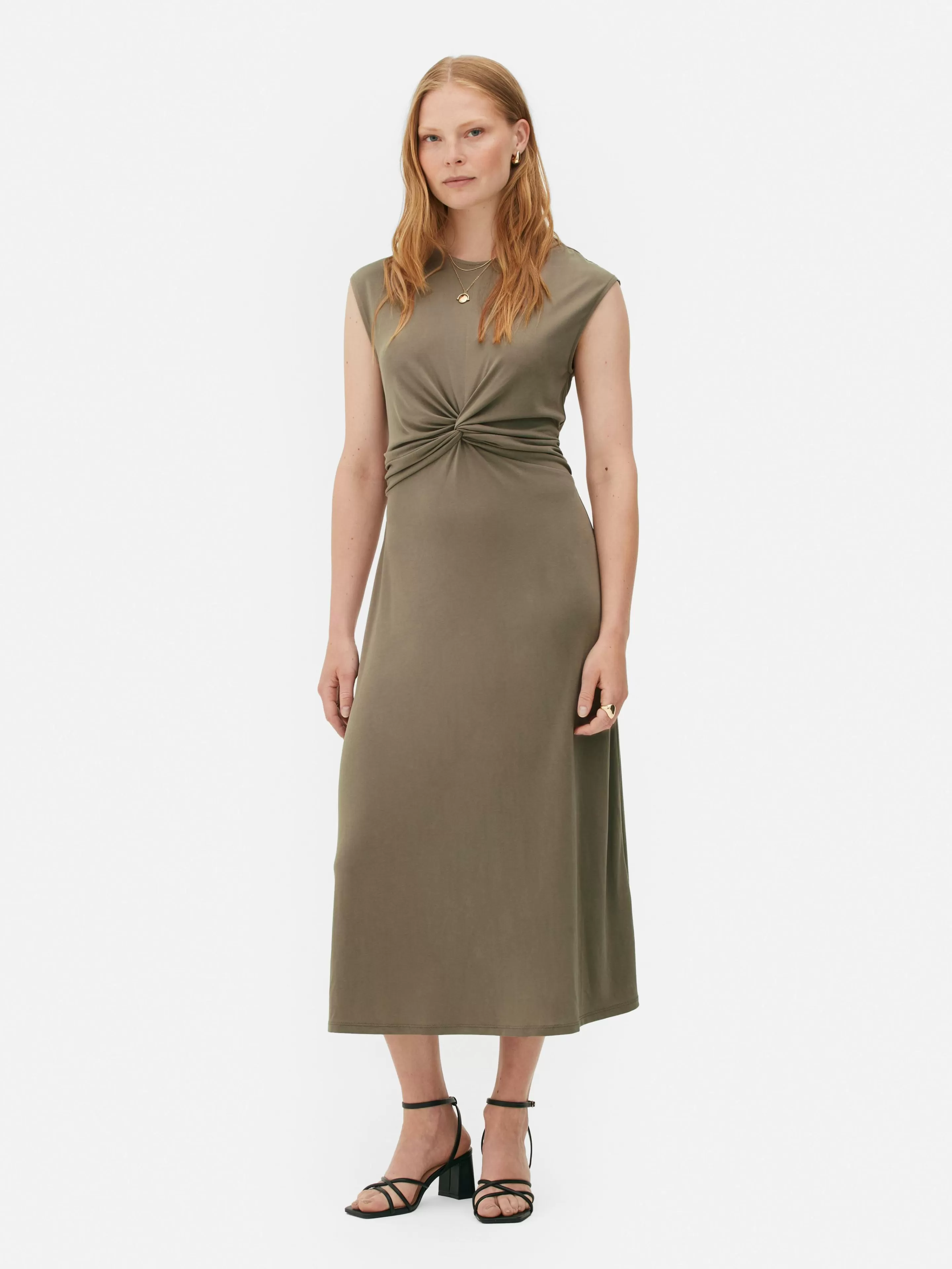 Mujer Primark Vestidos | Vestido De Punto Con Detalle Retorcido De The Edit