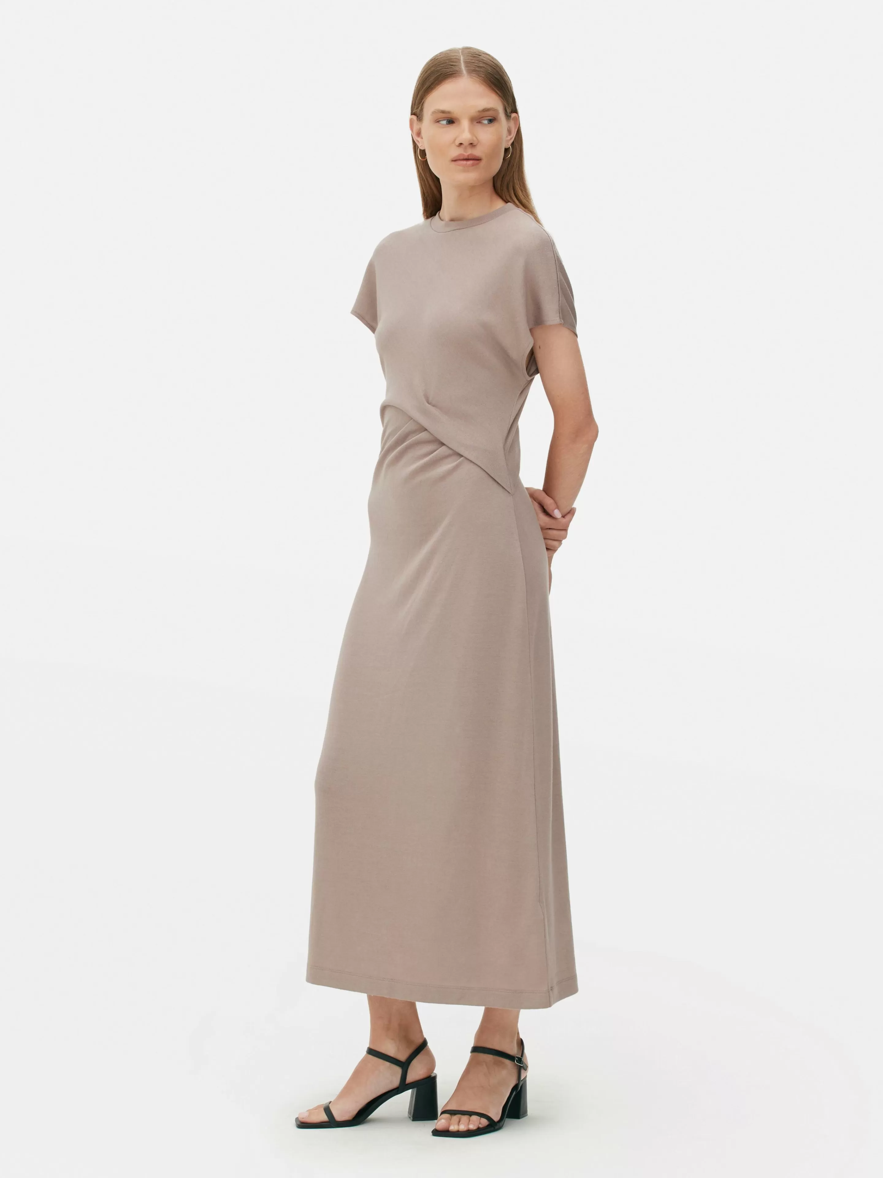 Mujer Primark Vestidos | Vestido De Punto Con Detalle Retorcido De The Edit