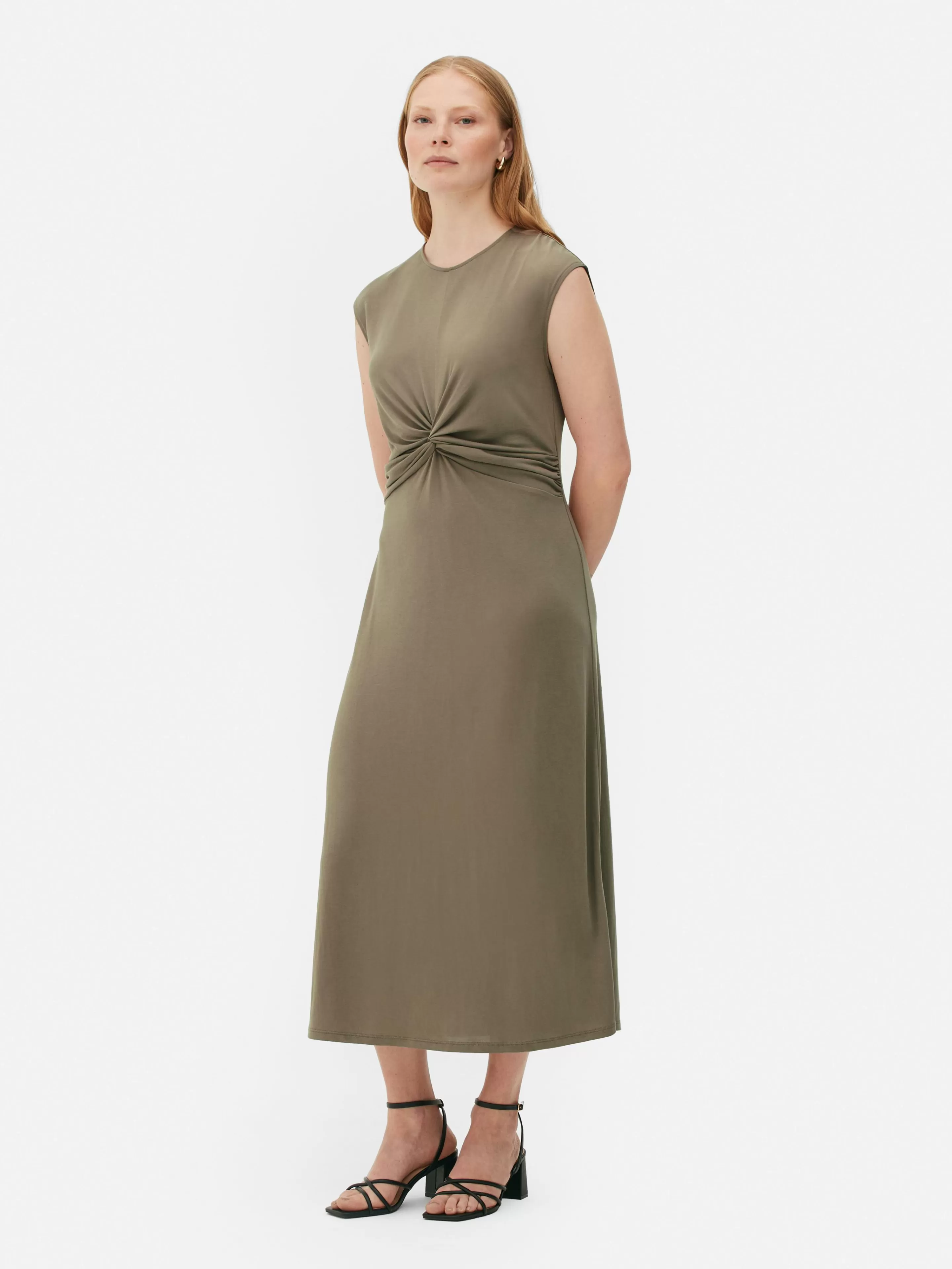Mujer Primark Vestidos | Vestido De Punto Con Detalle Retorcido De The Edit