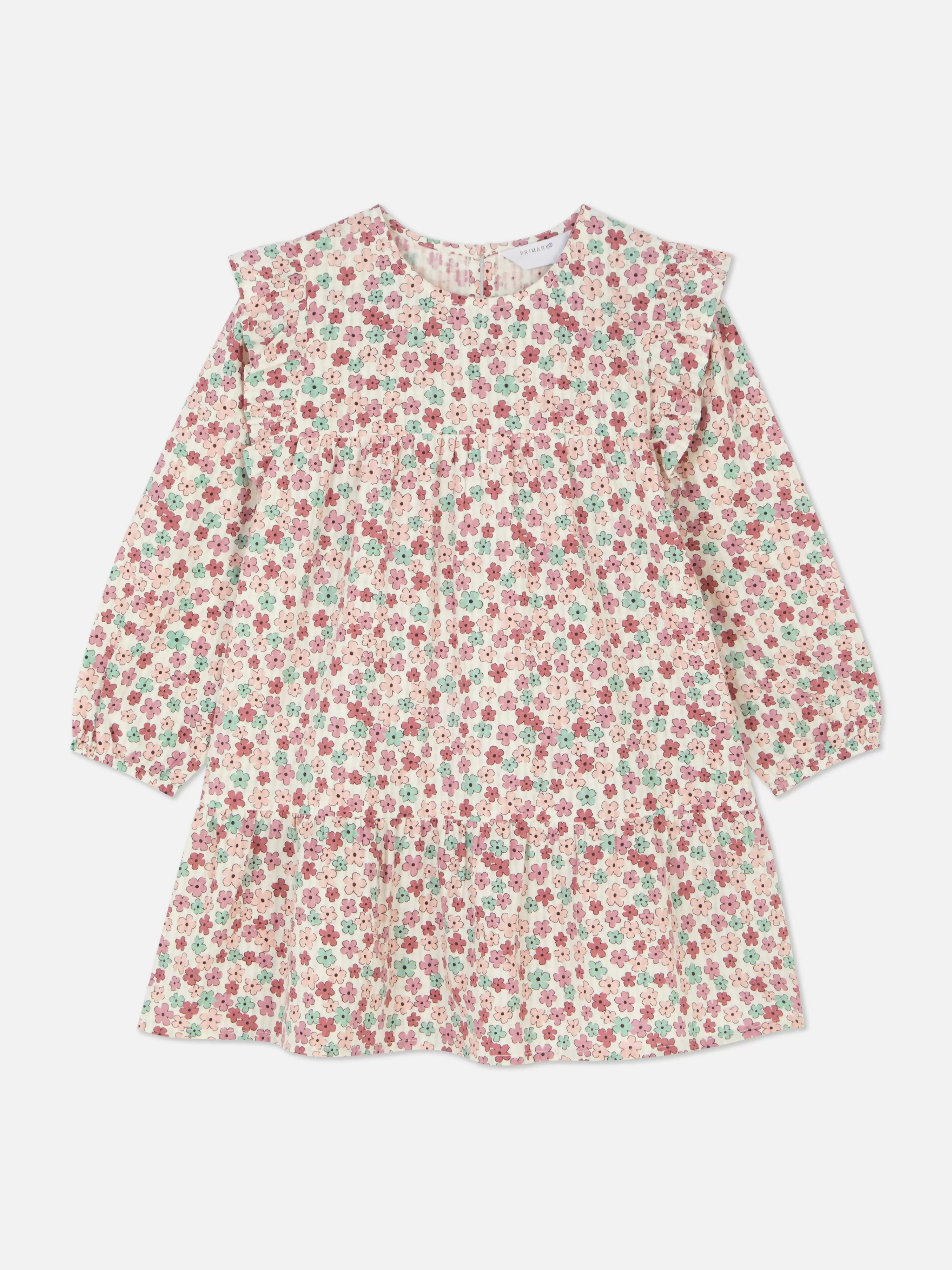 Niños Primark Vestidos | Vestido Floral Con Volantes