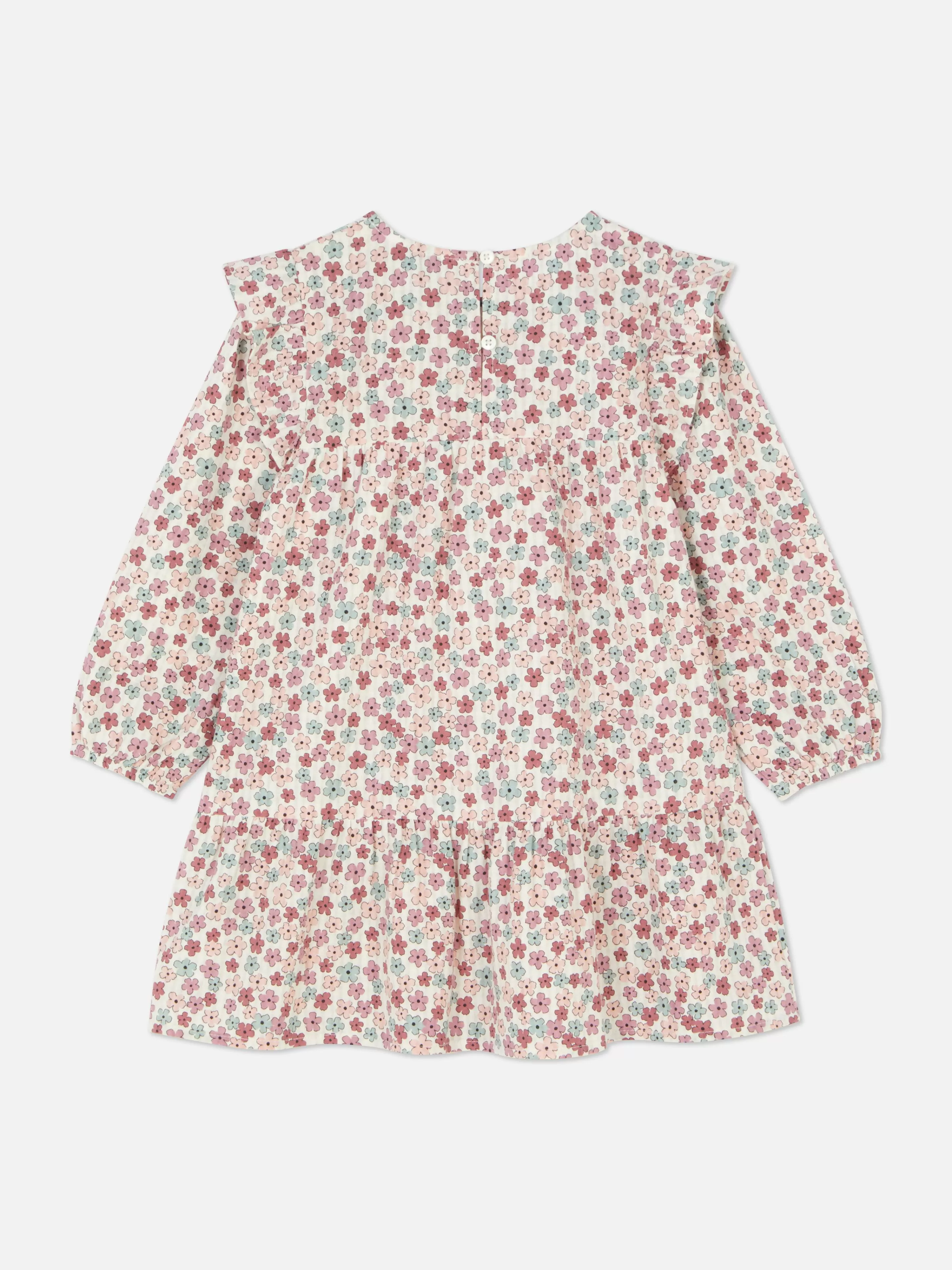 Niños Primark Vestidos | Vestido Floral Con Volantes