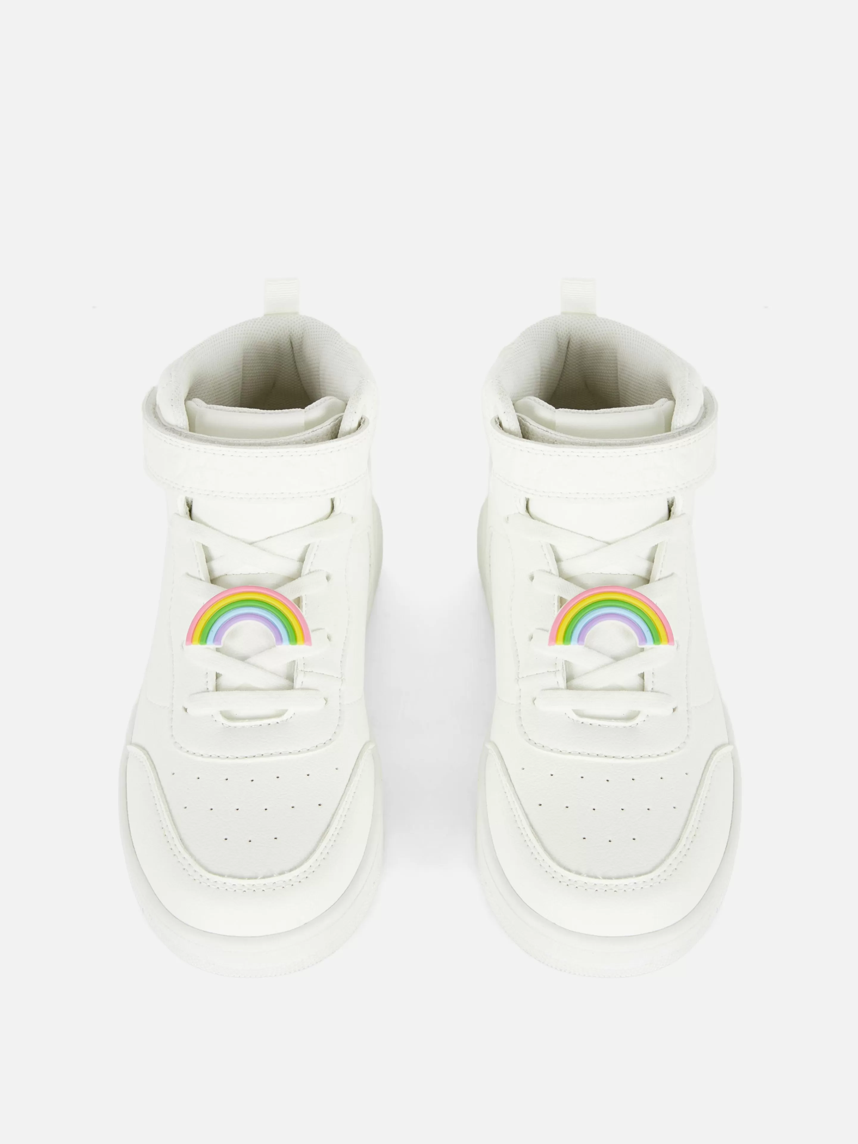 Niños Primark Calzado Deportivo | Zapatillas De Caña Alta Y Adorno De Arcoíris